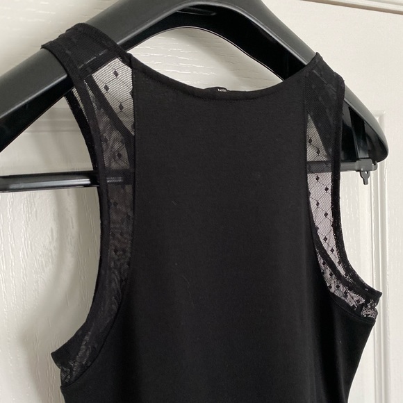 H&M | Cute A-Line Mesh Polka Dot Trim Dress - Picture 8 of 12